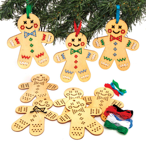 Speculaaspop Borduursets van Hout 