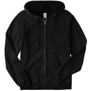 Independent Trading Midweight  Zip Up Hoodie