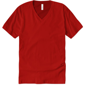 Canvas Short Sleeve V-Neck T-Shirt