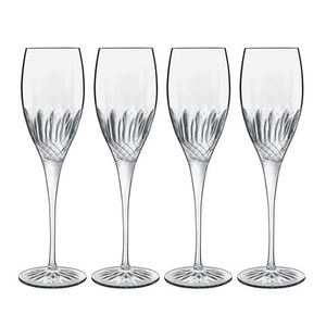 Luigi Bormioli - Diamante Prosecco Flute Set 4pce