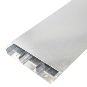 25mm Deep 3 Compartment Flush Floor Screed Trunking (2m Length)