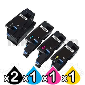 5-Pack Compatible Dell 1250c,1350cnw,1355cn,1355cnw, C1760nw, C1765nf, C1765nfw Toner Cartridge Set [2BK,1C,1M,1Y]