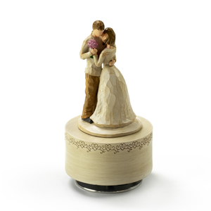 Romantic Sculpted Style Musical Figurine With Song Customization
