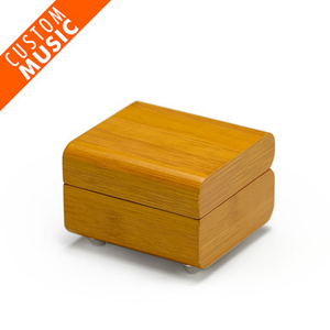 Modern Designed Bamboo USB Sound Module Music Jewelry Box