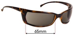 Sunglass Fix Replacement Lenses for Arnette Slide AN4007 32mm Tall - 65mm Wide