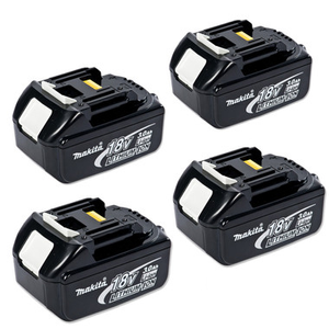 Makita BL1830 18V 3.0Ah LXT Lithium-Ion Battery (Pack of 4)