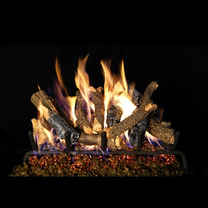 Real Fyre Charred Oak Stack Gas Logs 18/20-in Logs Only