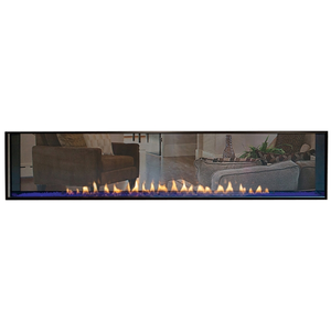 Empire Boulevard 60" Vent-Free See Through Propane IP Fireplace