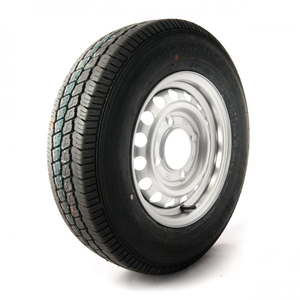155/80 R13, 4 ply, 4 on 5.5" PCD wheel assembly