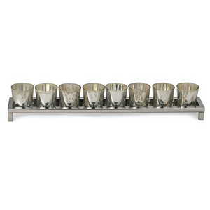 OneWorld - Votives & Nickel Stand Set 9pce