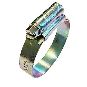 100 - 125mm Orbit Hose Clip Mild Steel Bright Zinc Plated (6) BSI Kitemark