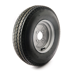 5.00-10, 6 ply, 4 on 4" PCD wheel assembly