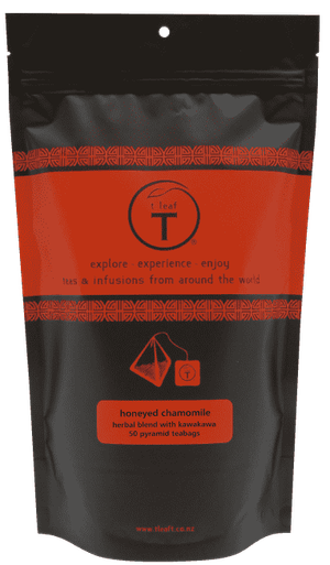 Honeyed Chamomile with NZ Kawakawa pyramids