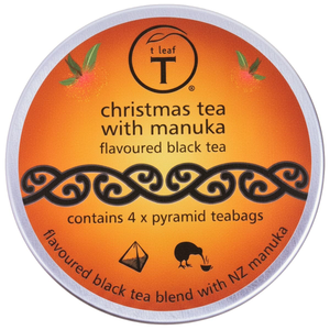 Christmas tea with NZ Manuka screw can