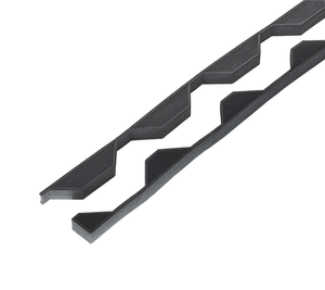 Pairs of profiled foam fillers to fit 34/1000 Supaseal (25mm) Black with 6mm base