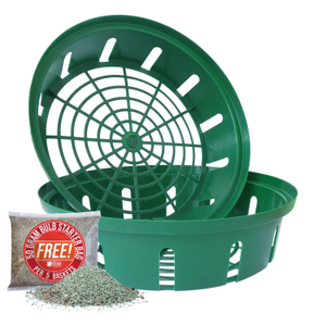 Green Bulb Planting Baskets (26cm &amp; 30cm Diameter Sizes) - 20, 30cm