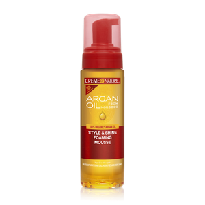 Creme of Nature Argan Oil from Morocco Style & Shine Foaming Mousse 7oz