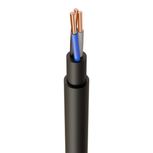 1.5mm² 3 Core Power and Control Cable Black (Cut Length Sold By The Mtr)