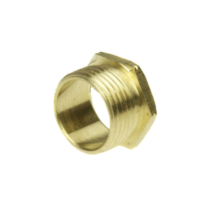 20mm Short Male Bush Brass (Sold in 1's)