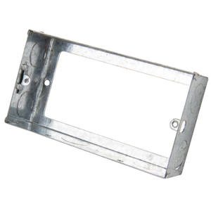 2 Gang 35mm Deep Metal Knockout (KO) Extension Box (Sold in 1's)