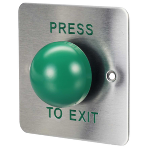 Push to Exit Mushroom Release Button Stainless Steel