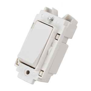 Crabtree 20A Double Pole Grid Switch