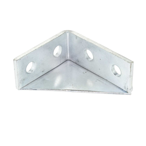 4 Hole Gusset Bracket for Strut (Sold in 1's)