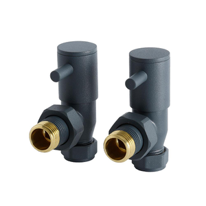 Milano - Anthracite Angled Radiator Valves