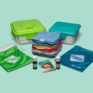 Reusable Baby Wipes Kit - PREMIUM All-In-One Kit