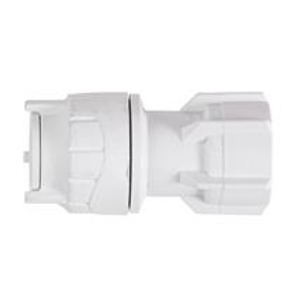 POLYPIPE PolyFit 15mm x 3/4" Hand Tighten Straight Tap Connector, White, FIT271534