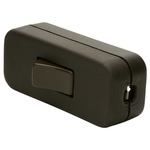 2A Single Pole In Line Switch Brown (Sold in 1's)