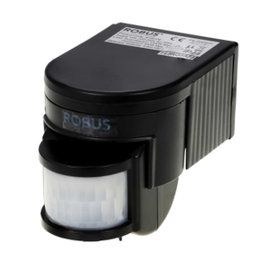 180° PIR Motion Detector Black