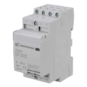 230V 24A 4 Pole Contactor with 4 NO Contacts