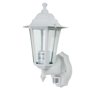 6 Panel Lantern with PIR White