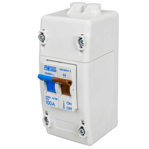 100A DP Electricity Meter Isolator Switch - LHS Neutral - Twin Terminals