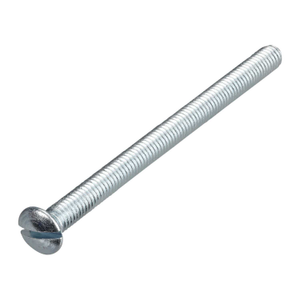 M3.5 x 50mm Steel Machine Screw BZP (Pack 100)