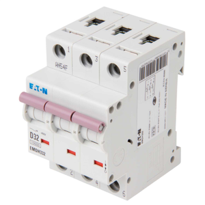 Memshield 3 32A Triple Pole 10kA D Curve MCB