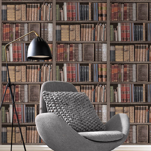 Rasch Library Books Multi Wallpaper – 934809