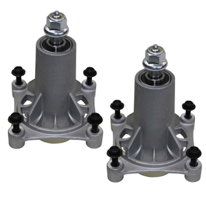 2x Spindle Assemblies Husqvarna Craftsman Poulan Sanli Pro Mowers 532187292 587819701