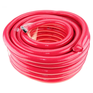 Fire Fighting Hose 20m x 1 inch 25mm ID Fire Rated Outlet Fighter Water Pump Red