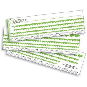 JAKMAX Chainsaw Chain Making Measuring Chart Sticker for all brands & sizes