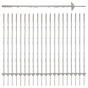 20x Insulated Multi Wire Electric Poly Posts for Electric Fence Solar Energiser