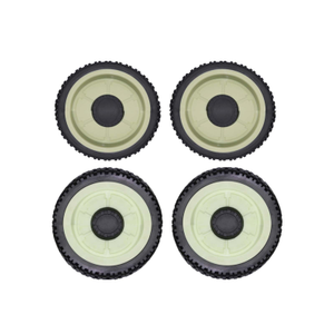 Set of 2x FRONT and 2x REAR WHEELS 8" With caps for Honda HRU214 HRU215 HRU216