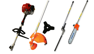 65cc Hedge Trimmer Pole Saw Chainsaw Brush Cutter Whipper Snipper Multi Tool