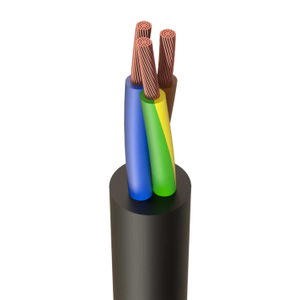 1.0mm² 3 Core HO7RNF Rubber Flexible Cable (Cut Length Sold By The Mtr)