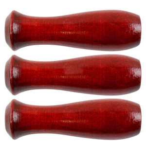 3x Wooden Chainsaw Chain File Handles