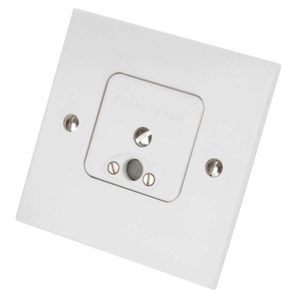 2A Fused Clock Connector White