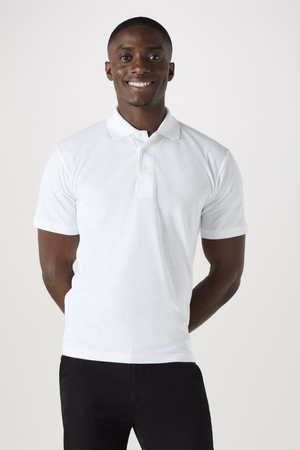 Uneek Classic Unisex Polo Shirt, White