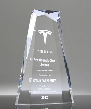 Beveled Jewel Acrylic Award