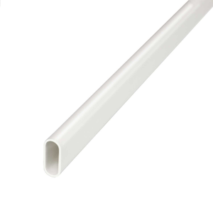32mm PVC Oval Conduit White (3m Length)